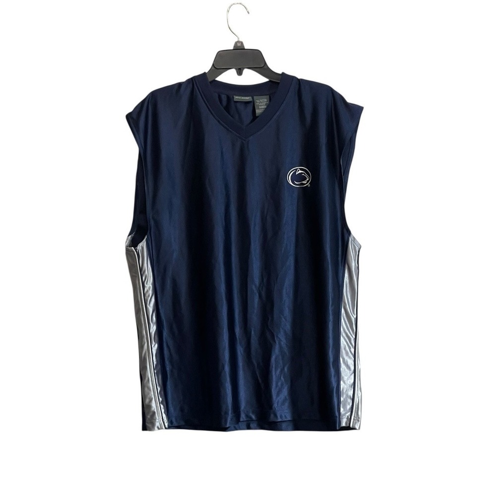 Penn State Nittany Lions Sleeveless Basketball Style Shirt Boys XL Navy Blue